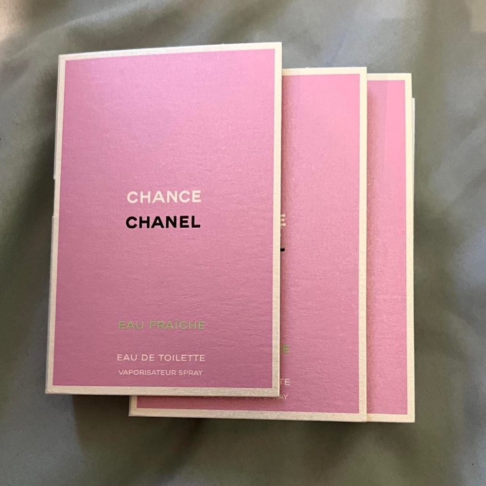 Chanel eau fraiche 3 travel samples NEW